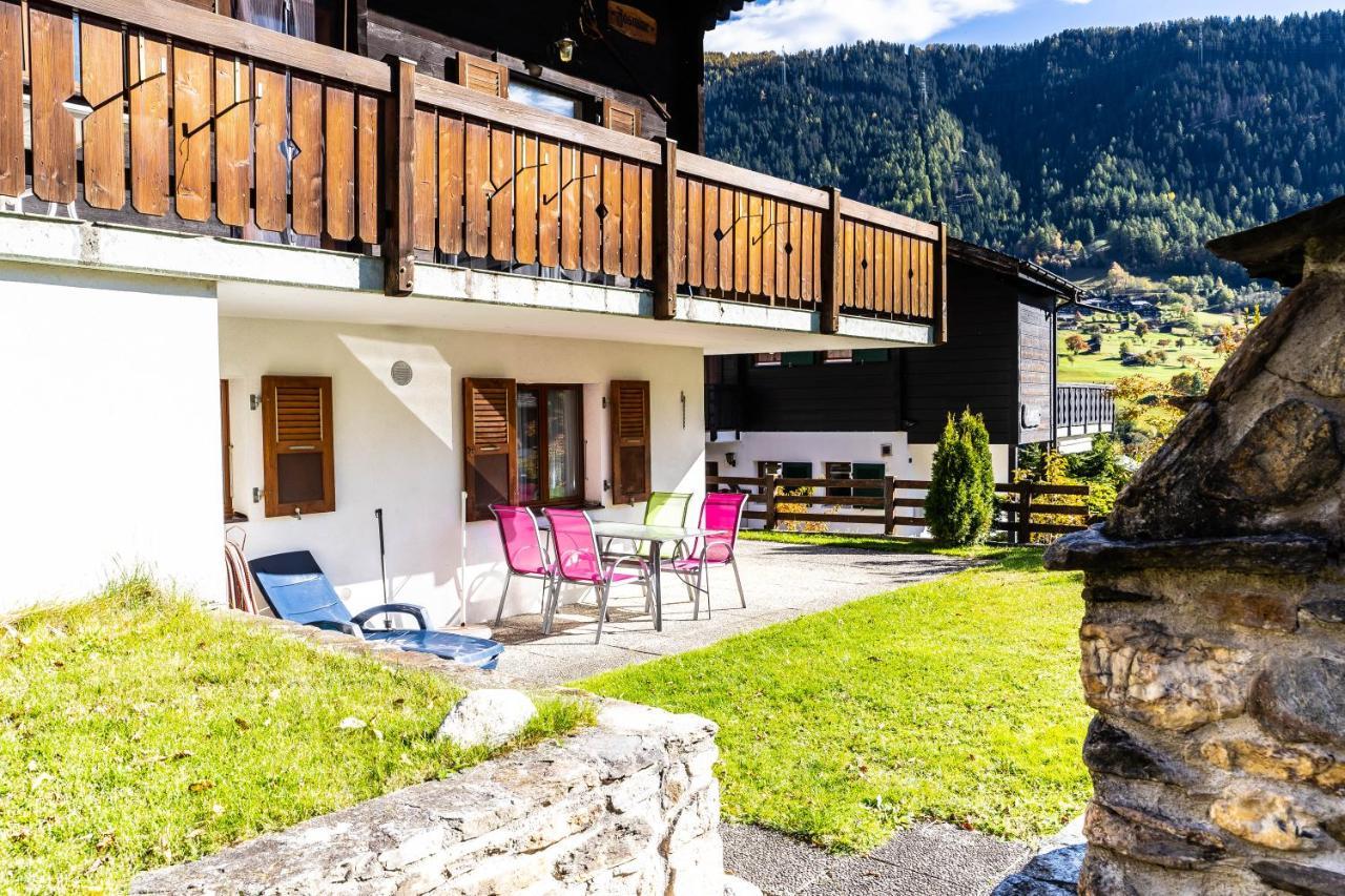 Haus Birchi, Fiesch 3.5-Zimmerwohnung Birchi Ngoại thất bức ảnh