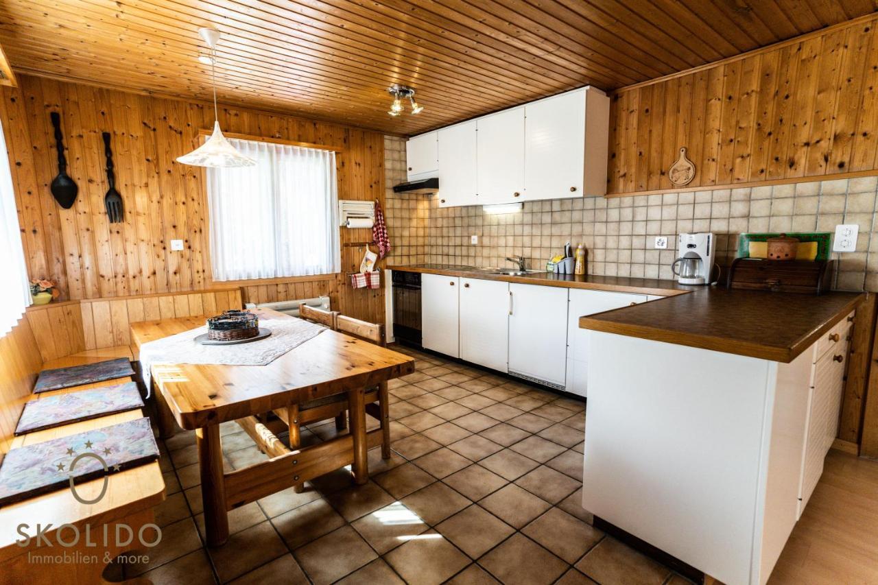 Haus Birchi, Fiesch 3.5-Zimmerwohnung Birchi Ngoại thất bức ảnh